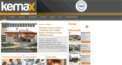 Desktop Screenshot of kemax.hu