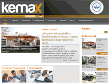 Tablet Screenshot of kemax.hu