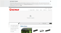 Desktop Screenshot of kemax.com.tw